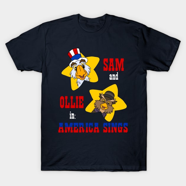 Now Showing: America Sings T-Shirt by zipadeelady